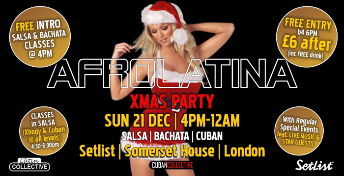 AFROLATINA Sundays XMAS PARTY